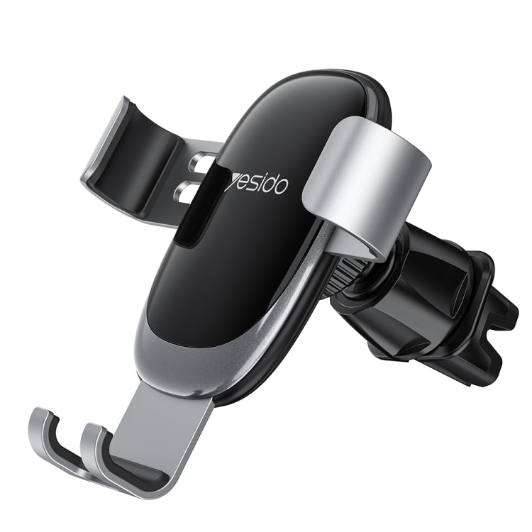 Yesido C122 Car Air Outlet Gravity Clamp Arm Mobile Phone Holder(Black) - Car Holders by Yesido | Online Shopping South Africa | PMC Jewellery | Buy Now Pay Later Mobicred