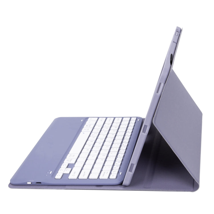 For Huawei MatePad Pro 12.2 Ultra-thin Detachable Bluetooth Keyboard Leather Tablet Case(Lavender White) - Others Keyboard by PMC Jewellery | Online Shopping South Africa | PMC Jewellery | Buy Now Pay Later Mobicred