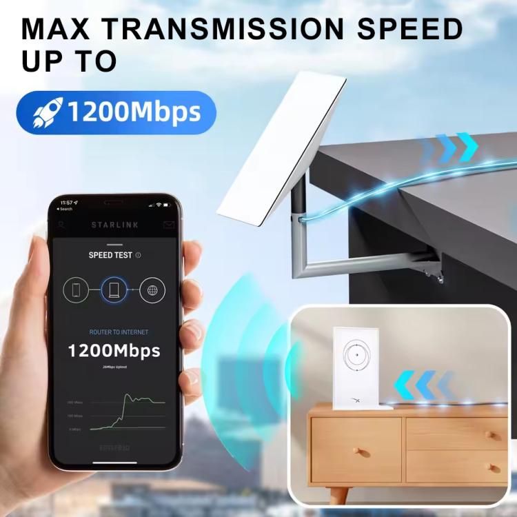 Onten SL201 CAT5E Ethernet Connection Cable for Starlink Gen2, Length:46m - free shipping - PMC Jewellery - Order now!