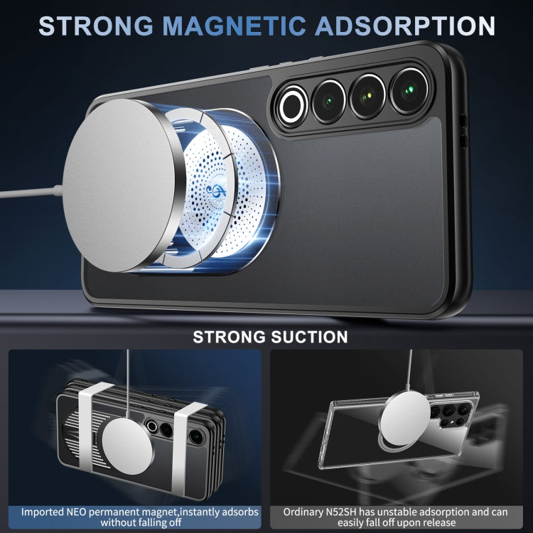 For Meizu 20 Pro Heat Dissipation Aromatherapy MagSafe Holder Phone Case(Black) - Meizu by PMC TechLife | Online Shopping South Africa | PMC TechLife | Buy Now Pay Later Mobicred