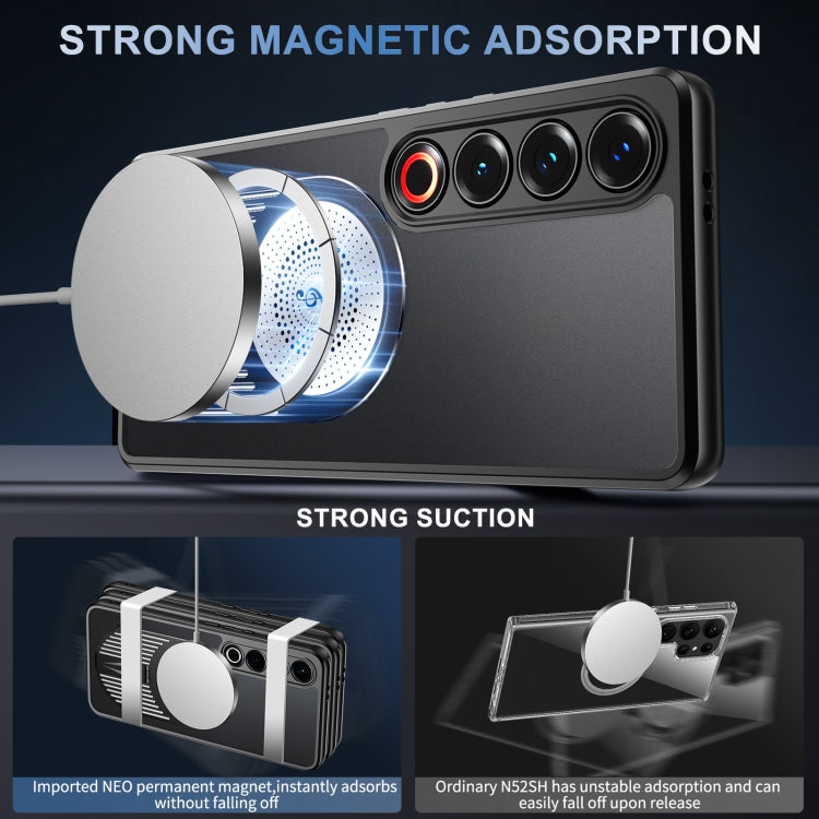 For Meizu 21 Pro Heat Dissipation Aromatherapy MagSafe Holder Phone Case(Black) - Meizu by PMC TechLife | Online Shopping South Africa | PMC TechLife | Buy Now Pay Later Mobicred