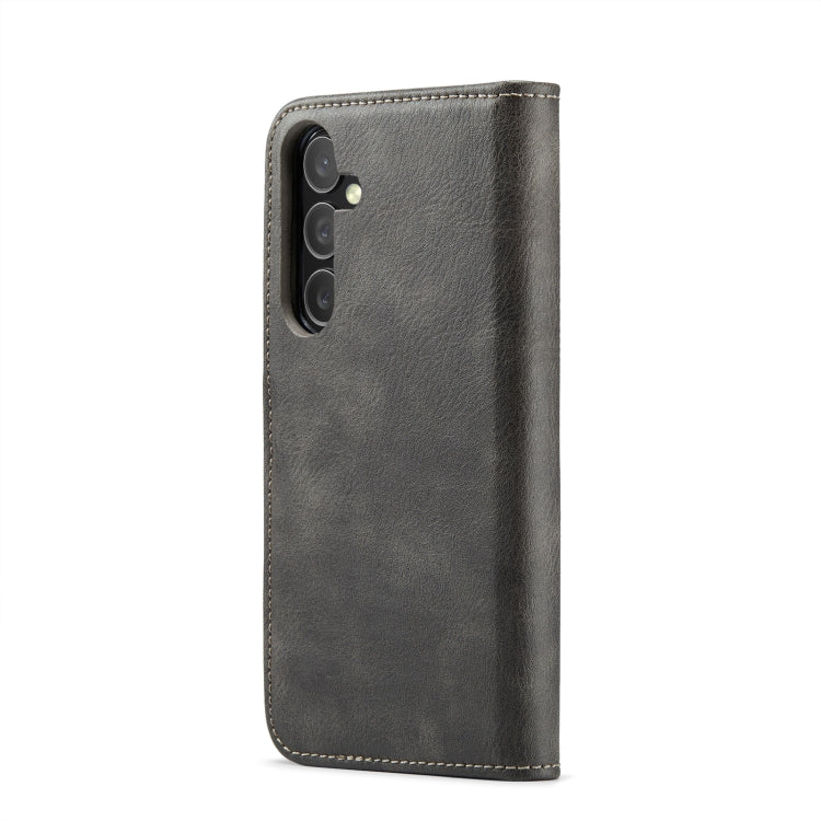 For Samsung Galaxy S24 FE 5G DG.MING Crazy Horse Texture Detachable Magnetic Leather Case(Grey) - Galaxy S24 FE 5G Cases by DG.MING | Online Shopping South Africa | PMC Jewellery | Buy Now Pay Later Mobicred