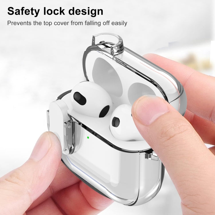 For AirPods 4 Ice Crystals Shockproof Earphone Protective Case(Grey) - For AirPods 4 by PMC Jewellery | Online Shopping South Africa | PMC Jewellery | Buy Now Pay Later Mobicred