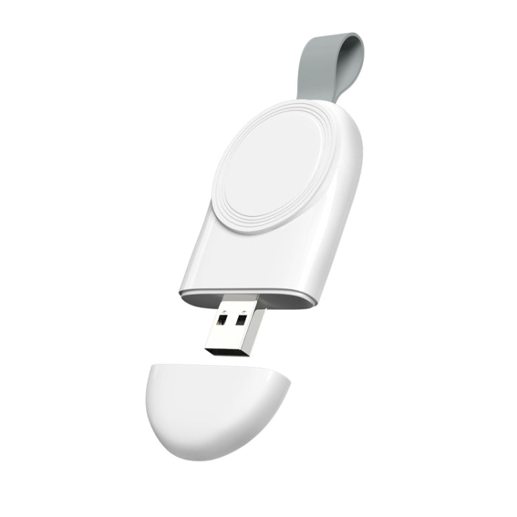 For Apple Watch Series 847 Magnetic Wireless Charger(White) - Charger / Holder by PMC TechLife | Online Shopping South Africa | PMC TechLife | Buy Now Pay Later Mobicred
