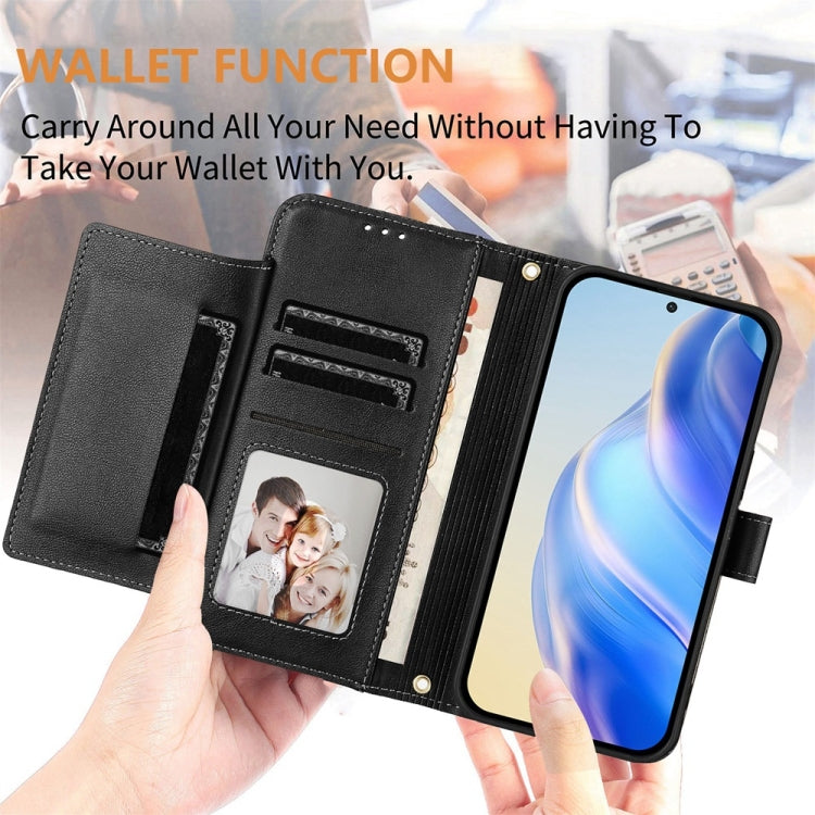 For Ulefone Note 18 Ultra Multi-Card Slots Zipper Wallet Leather Phone Case(Black) - Ulefone Cases by PMC Jewellery | Online Shopping South Africa | PMC Jewellery | Buy Now Pay Later Mobicred