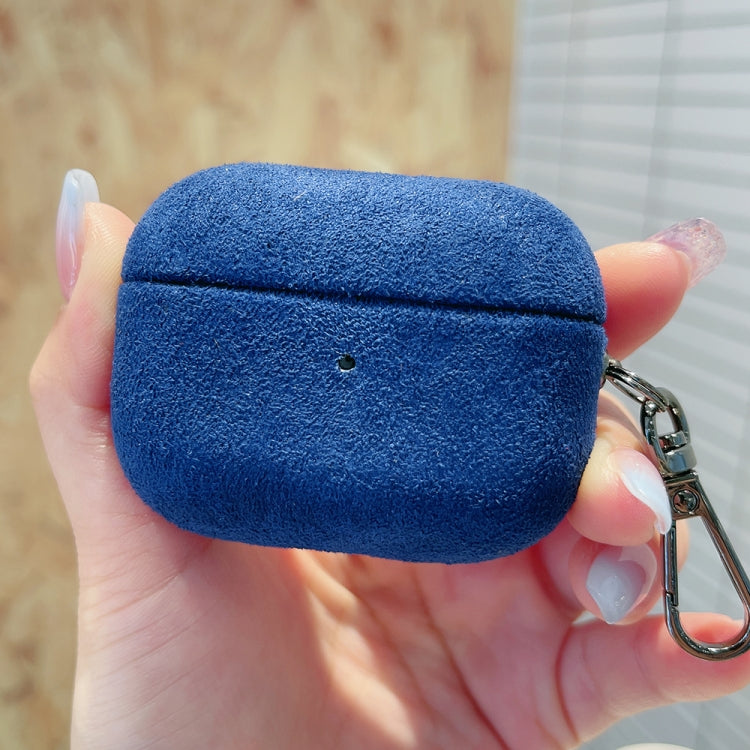 For AirPods Pro Turn Fur Bluetooth Earphone PC Protective Case(Blue) - For AirPods Pro by PMC Jewellery | Online Shopping South Africa | PMC Jewellery | Buy Now Pay Later Mobicred