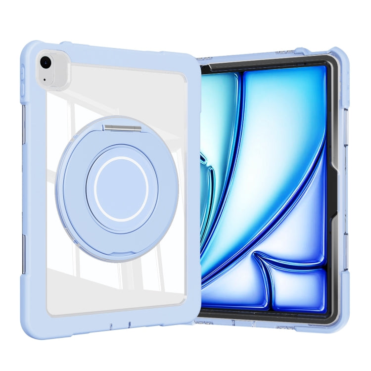 For iPad Air 11 2024 / Air 10.9 2022 Crystal Armor PC Hybrid TPU Tablet Case(Blue) - iPad Air 11 2024 Cases by PMC Jewellery | Online Shopping South Africa | PMC Jewellery | Buy Now Pay Later Mobicred