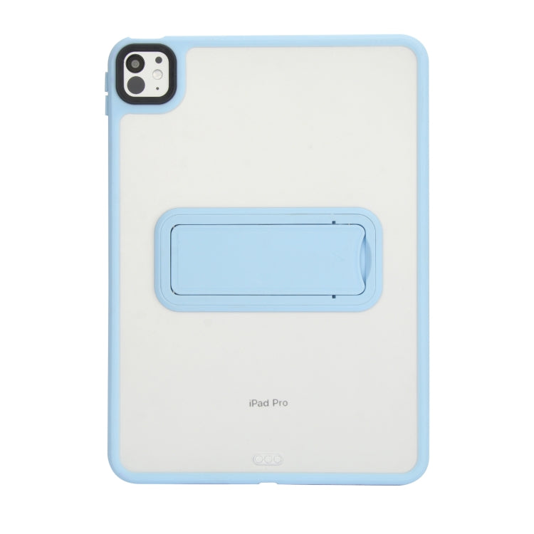 For iPad Pro 11 2022 / 2021 / 2020 Skin Feel Holder PC Hybrid TPU Tablet Case(Light Blue) - iPad Pro 11 (2022/2021) Cases by PMC Jewellery | Online Shopping South Africa | PMC Jewellery | Buy Now Pay Later Mobicred