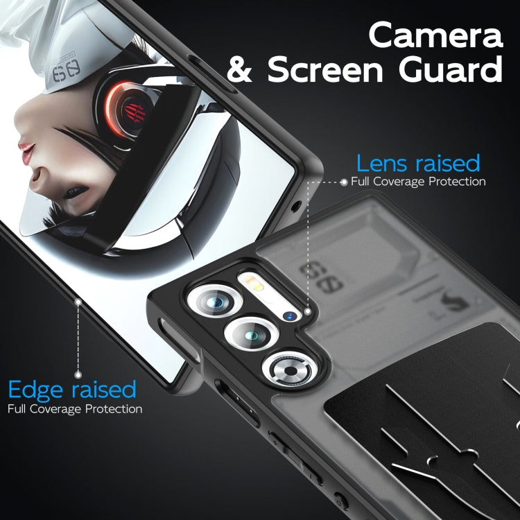 For ZTE nubia Red Magic 9 Pro / 9S Pro Cooling 3 in 1 Phone Case(Black) - ZTE Cases by PMC TechLife | Online Shopping South Africa | PMC TechLife | Buy Now Pay Later Mobicred
