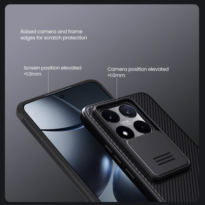 For Xiaomi 14T NILLKIN CamShield Pro PC Phone Case(Black) - 14T Cases by NILLKIN | Online Shopping South Africa | PMC Jewellery | Buy Now Pay Later Mobicred