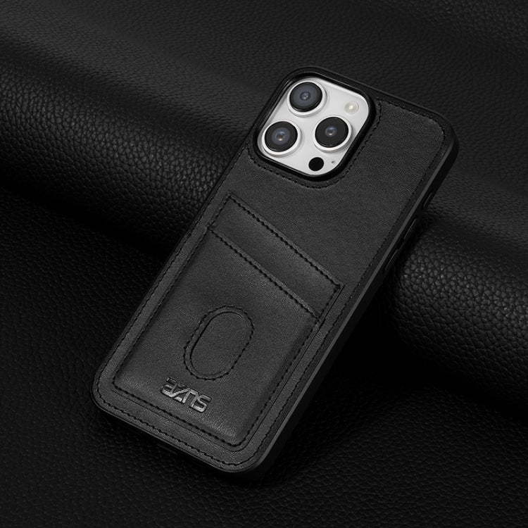 For iPhone 16 Pro Max AZNS K1 Series Card Slot Business Phone Case(Black) - free shipping - PMC Jewellery - Order now!