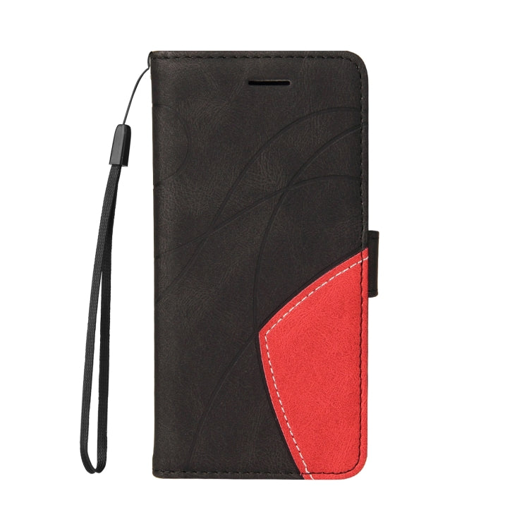 For Samsung Galaxy S25 Ultra 5G Dual-color Splicing Flip Leather Phone Case(Black) - Galaxy S25 Ultra 5G Cases by PMC Jewellery | Online Shopping South Africa | PMC Jewellery | Buy Now Pay Later Mobicred