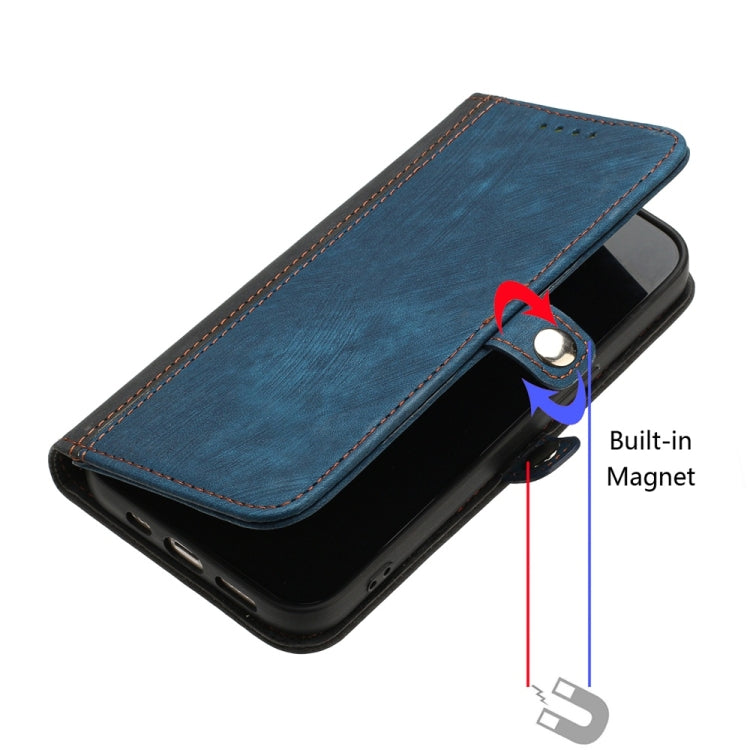 For Samsung Galaxy S25+ 5G Side Buckle Double Fold Hand Strap Leather Phone Case(Royal Blue) - free shipping - PMC TechLife - Order now!
