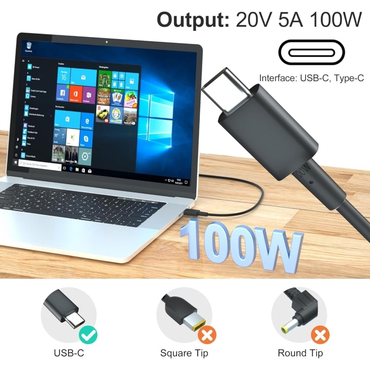 100W 20V 5A USB Type-C Plug Laptop Notebook Power Adapter For ASUS, Plug:UK Plug - For Asus by PMC Jewellery | Online Shopping South Africa | PMC Jewellery | Buy Now Pay Later Mobicred