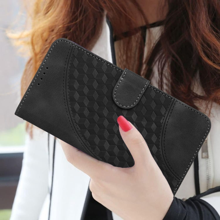 For Samsung Galaxy S25+ 5G Elephant Head Embossed Phone Leather Case with Lanyard(Black) - free shipping - PMC Jewellery - Order now!