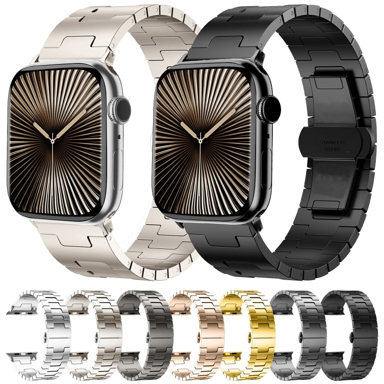 For Apple Watch 42mm / 41mm / 40mm / 38mm Side Release Stainless Steel Watch Band(Grey) - free shipping - PMC TechLife - Order now!