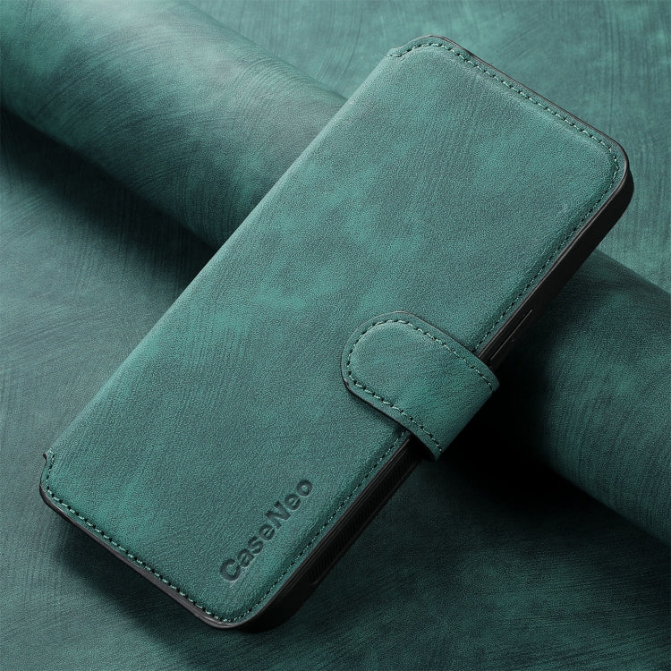 For iPhone 16 CaseNeo MagSafe RFID Anti-theft Retro Leather Phone Case(Green) - iPhone 16 Cases by CaseNeo | Online Shopping South Africa | PMC Jewellery | Buy Now Pay Later Mobicred