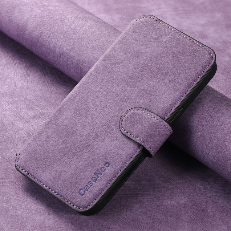 For iPhone 16 CaseNeo MagSafe RFID Anti-theft Retro Leather Phone Case(Purple) - iPhone 16 Cases by CaseNeo | Online Shopping South Africa | PMC Jewellery | Buy Now Pay Later Mobicred