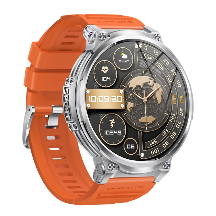 LEMFO K66 1.85 inch Bluetooth Call Smart Watch, Support Heart Rate / Blood Oxygen(Orange) - free shipping - PMC TechLife - Order now!