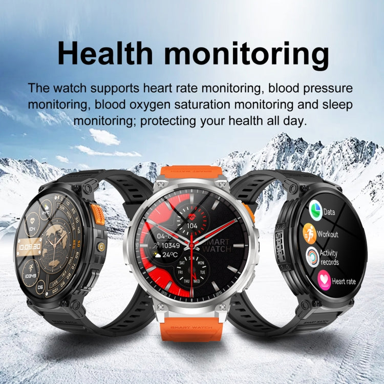 LEMFO K66 1.85 inch Bluetooth Call Smart Watch, Support Heart Rate / Blood Oxygen(Orange) - free shipping - PMC TechLife - Order now!