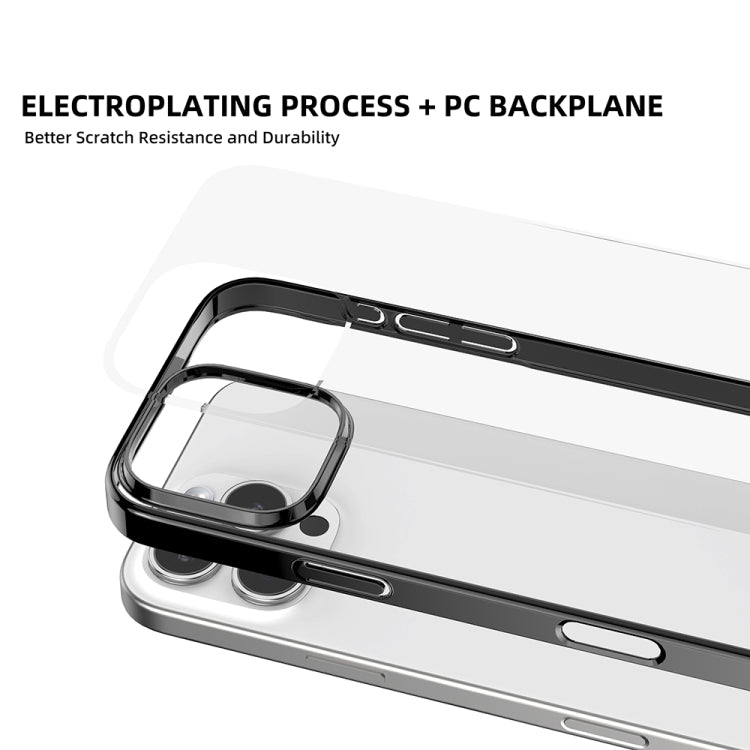 For iPhone 16 Mutural Jiantou Series Electroplating Hybrid PC Phone Case(Mocha Gold) - free shipping - PMC Jewellery - Order now!