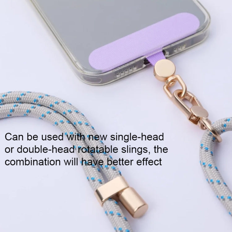 360 Degree Rotation Mobile Phone Lanyard Fixing Gasket(Purple) - free shipping - PMc TechLife - Order now!