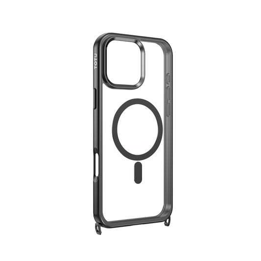 For iPhone 16 Pro TOTU PC-27 MagSafe Magnetic Hidden Metal Buckle Phone Case(Black) - iPhone 16 Pro Cases by TOTUDESIGN | Online Shopping South Africa | PMC Jewellery | Buy Now Pay Later Mobicred