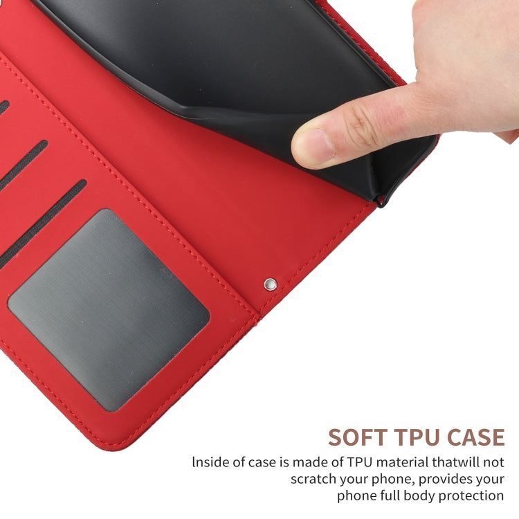 For Samsung Galaxy S25+ 5G Skin Feel Butterfly Embossed Flip Leather Phone Case(Red) - Galaxy S25+ 5G Cases by PMC Jewellery | Online Shopping South Africa | PMC Jewellery | Buy Now Pay Later Mobicred