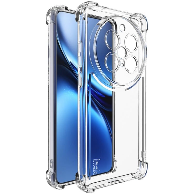 For vivo X200 Pro IMAK UX-4 Series Four-corner Shockproof Phone Case(Transparent) - Reno12 Pro Cases by imak | Online Shopping South Africa | PMC Jewellery | Buy Now Pay Later Mobicred