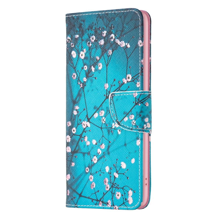 For Samsung Galaxy S25+ 5G Colored Drawing Pattern Leather Phone Case(Plum Blossom) - free shipping - PMC Jewellery - Order now!