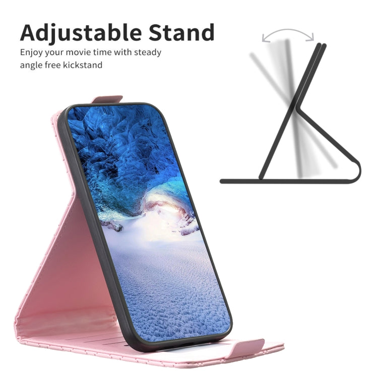 For Samsung Galaxy S25 5G Diamond Lattice Vertical Flip Leather Phone Case(Pink) - Galaxy S25 5G Cases by PMC Jewellery | Online Shopping South Africa | PMC Jewellery | Buy Now Pay Later Mobicred