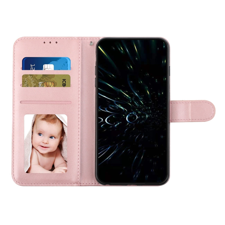 For Samsung Galaxy S25 Ultra 5G Stitching Calf Texture Buckle Leather Phone Case(Rose Gold) - Galaxy S25 Ultra 5G Cases by PMC Jewellery | Online Shopping South Africa | PMC Jewellery | Buy Now Pay Later Mobicred