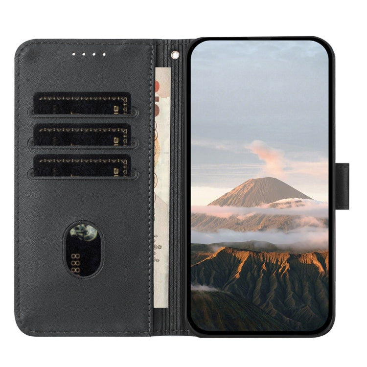 For Tecno Spark Go 2024 Triangle Pattern Buckle Clasp Leather Phone Case(Black) - Tecno Cases by PMC Jewellery | Online Shopping South Africa | PMC Jewellery | Buy Now Pay Later Mobicred