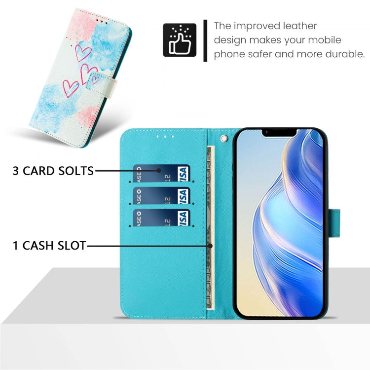 For iPhone 16e Art Colored Drawing Pattern Leather Phone Case(LOVE ME) - free shipping - PMC TechLife - Order now!