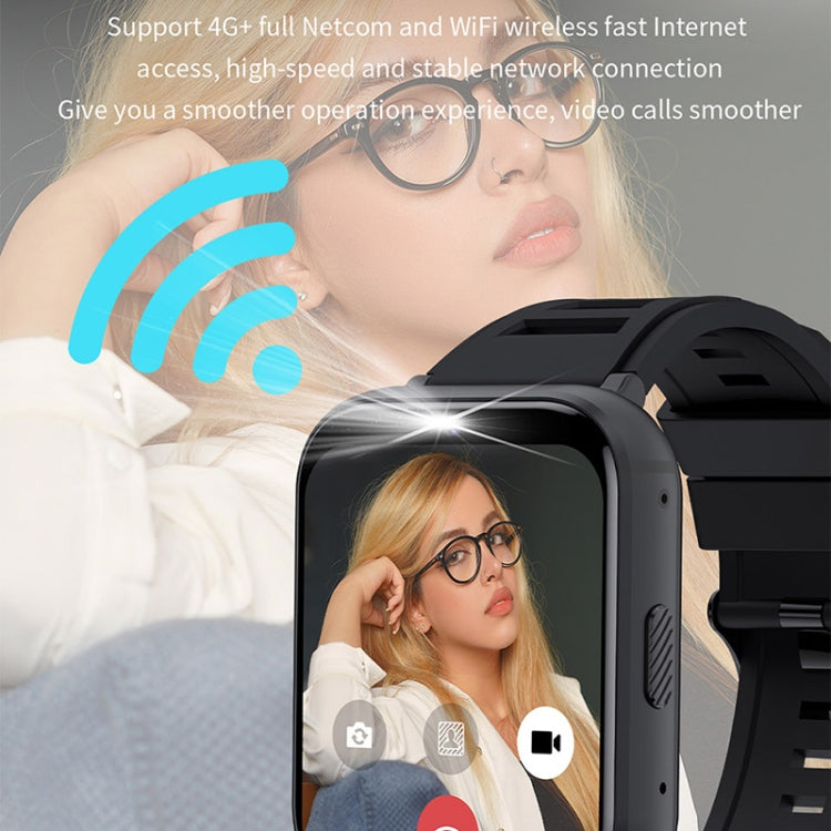 UNIWA DM66 4G Calling Smart Watch, 2GB+16GB, 1.99 inch IPS Screen Android 9.0 Support WiFi GPS(Silver) - free shipping - PMC TechLife - Order now!