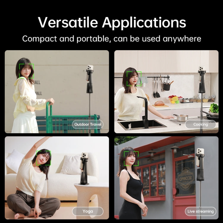 S1 Smart AI Tracking Gravity Sensing Gimbal(Black) - Handheld Gimbals by PMC TechLife | Online Shopping South Africa | PMC TechLife | Buy Now Pay Later Mobicred