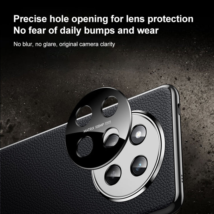 For Honor 300 Pro Genuine Leather PC Phone Case(Orange) - Honor Cases by PMC TechLife | Online Shopping South Africa | PMC TechLife | Buy Now Pay Later Mobicred