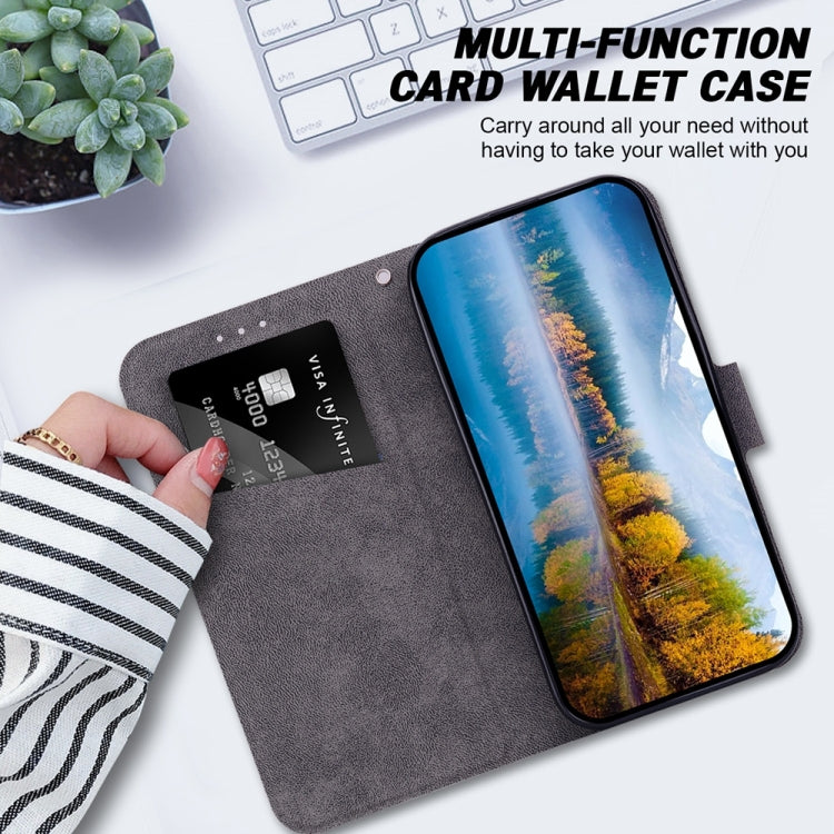 For iPhone 16e Ultra-thin Voltage Magnetic Buckle Leather Phone Case(Brown) - iPhone 16e Cases by PMC TechLife | Online Shopping South Africa | PMC TechLife | Buy Now Pay Later Mobicred