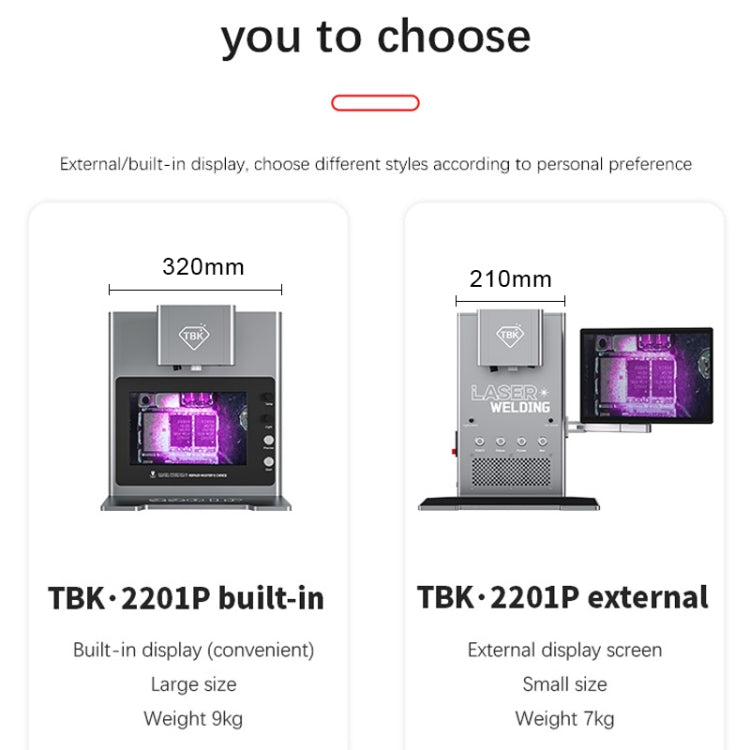 TBK 2205 Smart Infrared Laser Thermostatic Welding Machine with HD Camera, Plug:EU Plug(External LCD) - free shipping - PMc TechLife - Order now!