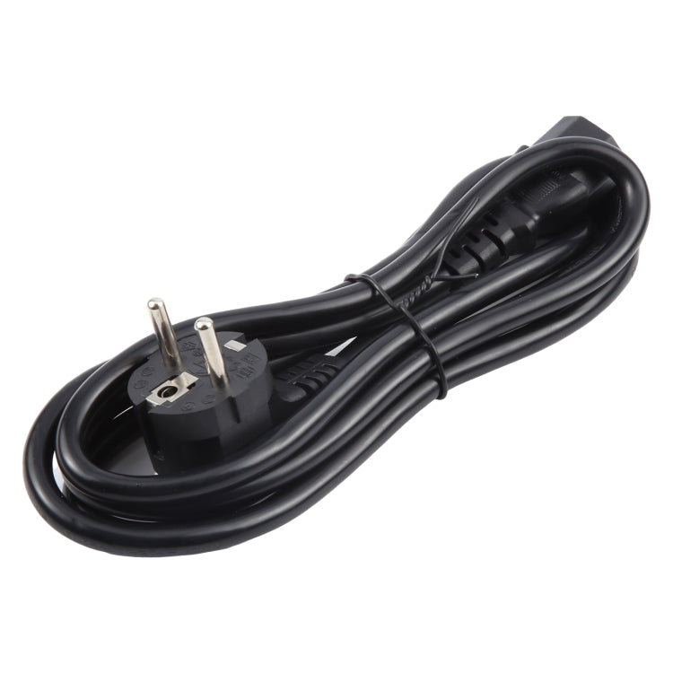 EU Plug Computer PC Power Cord 3 Pin Cable, Length:3m(Black) - free shipping - PMC TechLife - Order now!