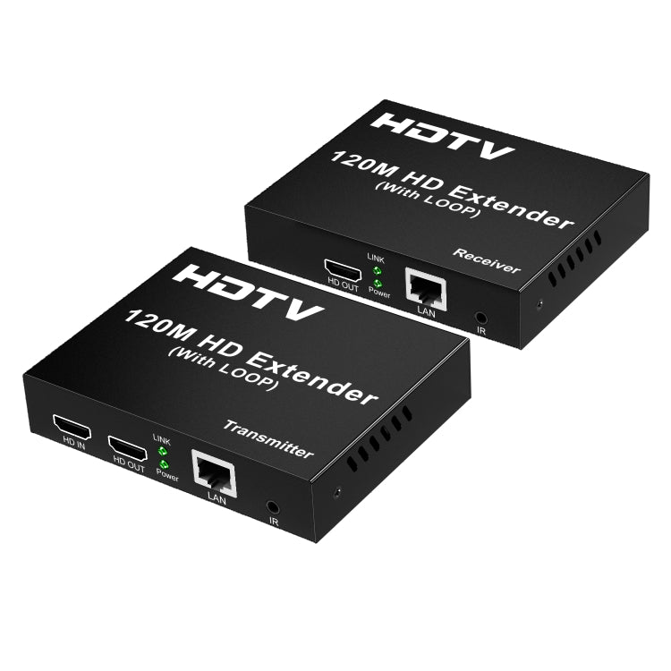 120m HDTV Network Extender(UK Plug) - Amplifier by PMC TechLife | Online Shopping South Africa | PMC TechLife | Buy Now Pay Later Mobicred