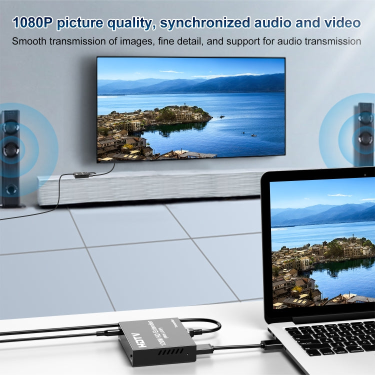 120m HDTV Network Extender(UK Plug) - Amplifier by PMC TechLife | Online Shopping South Africa | PMC TechLife | Buy Now Pay Later Mobicred