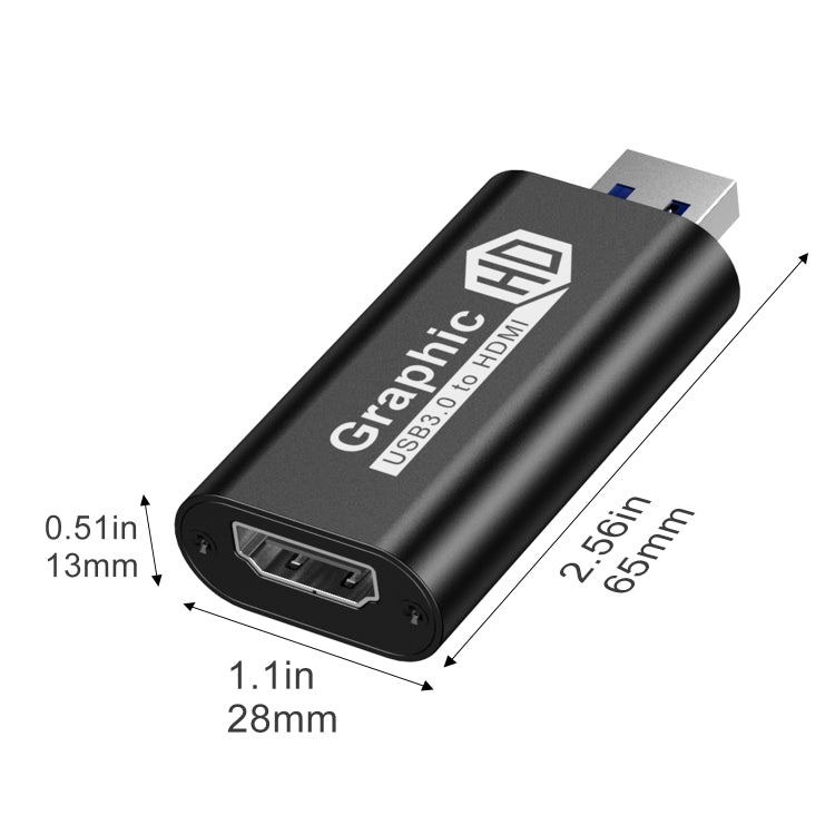USB 3.0 to HDTV Converter - Amplifier by PMC TechLife | Online Shopping South Africa | PMC TechLife | Buy Now Pay Later Mobicred
