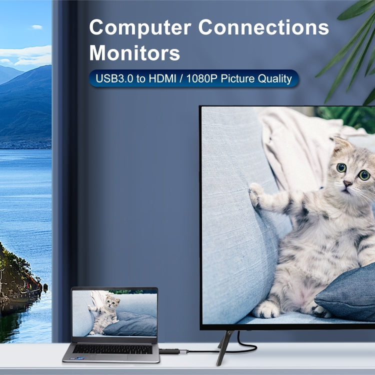 USB 3.0 to HDTV Converter - Amplifier by PMC TechLife | Online Shopping South Africa | PMC TechLife | Buy Now Pay Later Mobicred