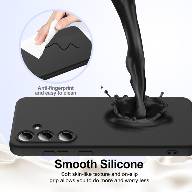 For Samsung Galaxy S25 5G Shockproof Silicone Magsafe Phone Case(Black) - Galaxy S25 5G Cases by PMC Jewellery | Online Shopping South Africa | PMC Jewellery | Buy Now Pay Later Mobicred