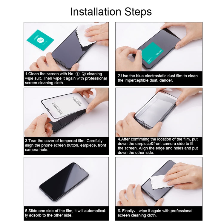 For iPhone 16 NILLKIN 3D CP+MAX Anti-Explosion Full Coverage Tempered Glass Film - free shipping - PMC Jewellery - Order now!