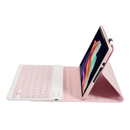 For Huawei MatePad SE 10.4 AH13 Ultra-thin Detachable Bluetooth Keyboard Leather Tablet Case(Pink White) - Others Keyboard by PMC Jewellery | Online Shopping South Africa | PMC Jewellery | Buy Now Pay Later Mobicred