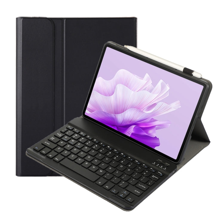 For Honor Pad X9 / X8 Pro 11.5 AH15 Ultra-thin Detachable Bluetooth Keyboard Leather Tablet Case(Black) - Others Keyboard by PMC Jewellery | Online Shopping South Africa | PMC Jewellery | Buy Now Pay Later Mobicred