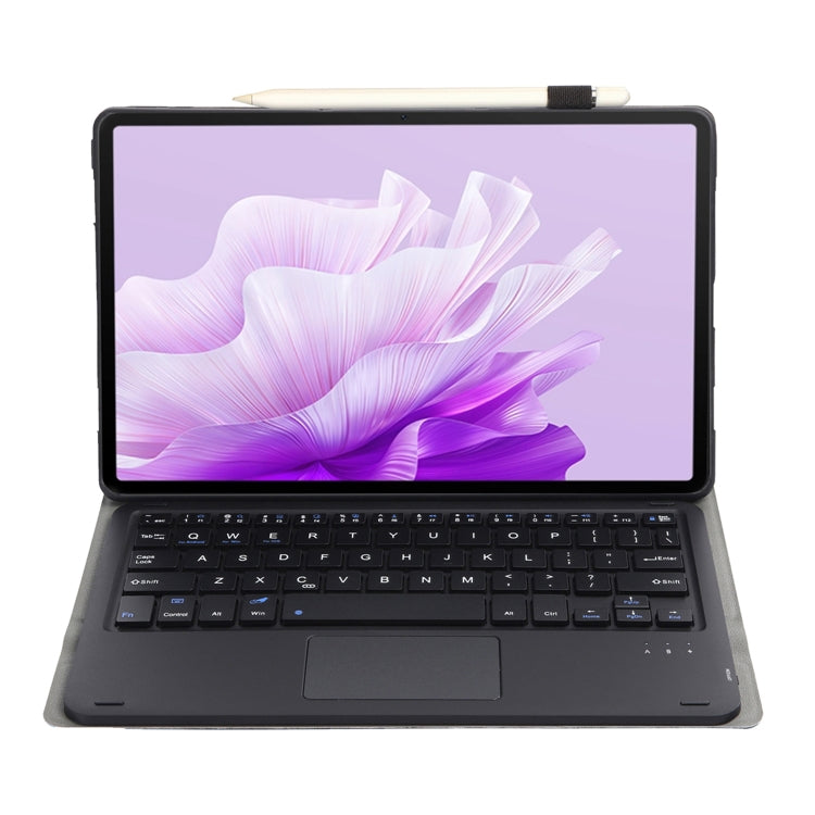 For Honor Pad X9 / X8 Pro 11.5 AH15-A Ultra-thin Detachable Bluetooth Keyboard Leather Tablet Case with Touchpad(Black) - Others Keyboard by PMC Jewellery | Online Shopping South Africa | PMC Jewellery | Buy Now Pay Later Mobicred