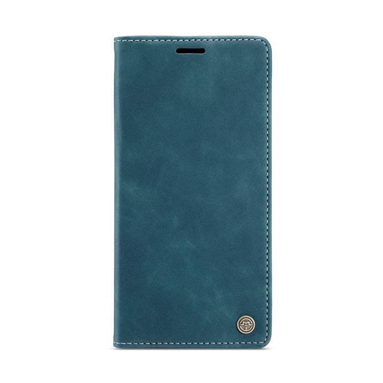 For iPhone 12 Pro Max CaseMe-013 Multifunctional Retro Frosted Horizontal Flip Leather Case with Card Slot & Holder & Wallet(Blue) - iPhone 12 Pro Max Cases by CaseMe | Online Shopping South Africa | PMC Jewellery | Buy Now Pay Later Mobicred